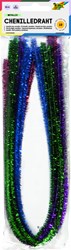 Chenille draad Folia metallic assorti