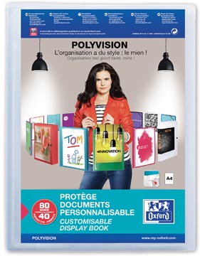Elba showalbum Polyvision 40 tassen, transparant