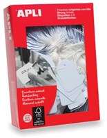 Apli draadetiketten 7 x 19 mm 383 doos van 1.000 stuks