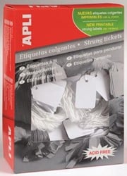 Apli draadetiketten 13 x 34 mm 386 doos van 1.000 stuks