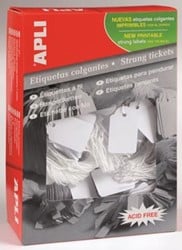 Apli draadetiketten 18 x 29 mm 389 doos van 1.000 stuks