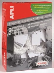 Apli draadetiketten 28 x 43 mm 391 doos van 500 stuks