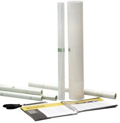 Apli zelfklevende plastic op rollen 3 m x 0,5 m 50 micron