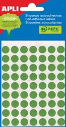 Apli ronde etiketten 8mm groen