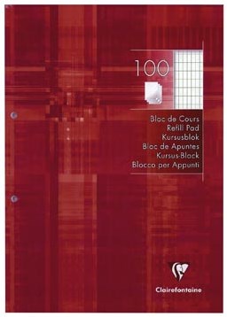 Clairefontaine cursusblok commercieel geruit