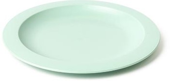 DBP bord kunststof rond pastelgroen