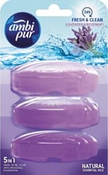 Ambi pur Fresh en Shine vulling toiletblokje, 3 x 165 ml