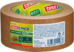 tesa verpakkingsplakband Paper Standard , ft 50 mm x 50 m
