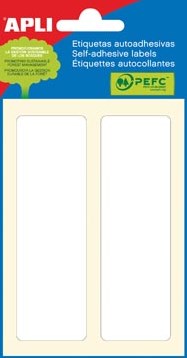 Apli witte etiketten 31x100mm