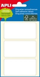 Apli witte etiketten 34x67mm