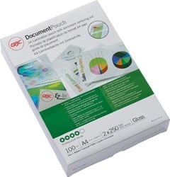 GBC Document lamineerhoes A4 500 micron (2 x 250 micron) pak van 100 stuks