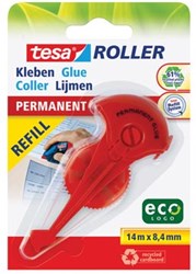 Tesa lijmroller Eco vulling permanent