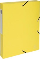 Exacompta Aquarel elastobox uit glanskarton, ft A4+, rug van 4 cm, met 3 kleppen, geassorteerde kleuren-3