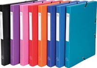 Exacompta elastobox rug van 2,5 cm geassorteerde kleuren