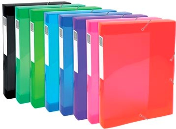 Exacompta Iderama elastobox uit Pp rug van 4 cm geassorteerde kleuren-2