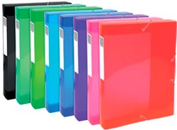 Exacompta Iderama elastobox uit Pp rug van 4 cm geassorteerde kleuren