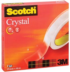 Scotch® Plakband Crystal ft 19 mm x 66 m
