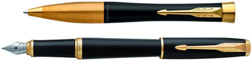 Balpen en vulpen Parker Urban MBLK GT-2
