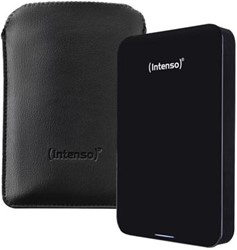 Intenso Memory Case draagbare harde schijf 4 TB zwart met beschermingsetui