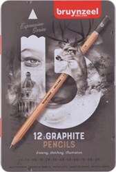 Bruynzeel grafietpotlood Expression, doos van 12 stuks