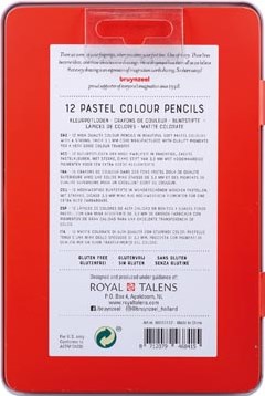 Kleurpotlood Bruynzeel Expression blik à 12 pastelkleuren-2