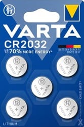 Knoopcel batterij VartaCR2032 lithium blister à 5stuk