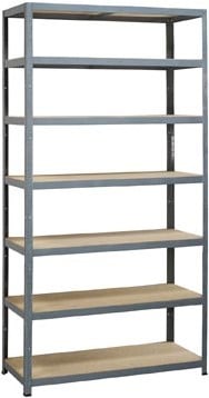 Stellingkast met 7 legborden 222 x 120 x 45 Strong Tower XL