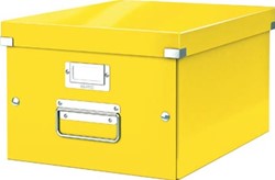Leitz WOW opbergdoos Click & Store A4 geel