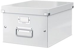 Leitz Opbergdoos Wow Click & Store ft A4, wit