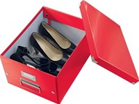 Leitz WOW opbergdoos Click & Store M rood-2