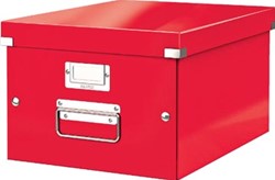 Leitz WOW opbergdoos Click & Store M rood