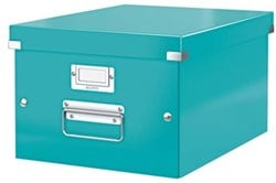 Leitz Opbergdoos Wow Click & Store ft A4, ijsblauw