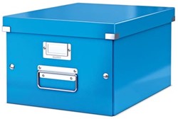 Leitz Opbergdoos Wow Click & Store ft A4, blauw