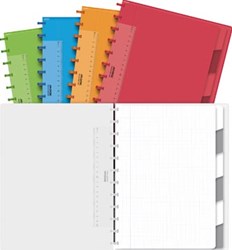 A4 Notitieboek Adoc Schrift Colorlines Commercieel Geruit