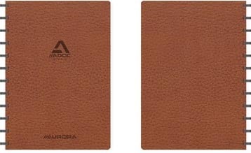 A4 notitieboek geruit 5 mm bruin Adoc Business schrift