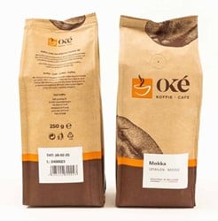 Oké koffie gemalen pak van 250 g Mokka