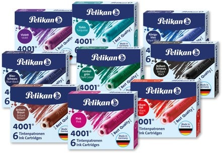 Pelikan inktpatronen 4001 donkergroen, doosje met 6 stuks-2