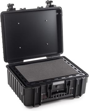 Batterijen koffer medium De Raat zwart met veiligheidssysteem-3