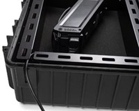 Batterijen koffer medium De Raat zwart met veiligheidssysteem-1