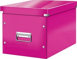 Leitz Click & Store kubus grote opbergdoos roze
