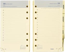 Brepols Brefax 11 vulling agendagedeelte 2025