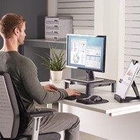 Monitorstandaard verstelbaar 50mm tot 100mm Fellowes-1