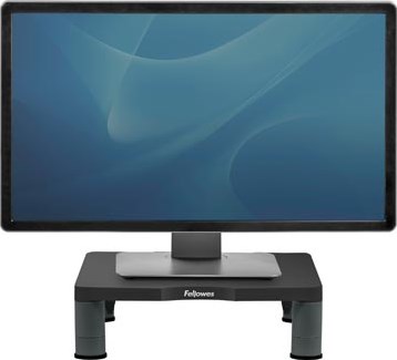 Monitorstandaard Fellowes verstelbaar 50mm tot 100mm grafietgrijs 34 x29 cm-2