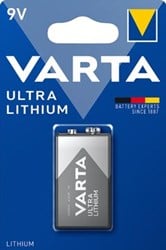 9 volt batterij Varta Ultra lithium 1 stuks