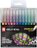 Sakura roller Gelly Roll Stardust, etui van 12 stuks in geassorteerde kleuren-1