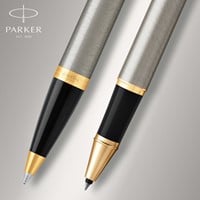 Balpen en Rollerball Parker IM Brushed Metal GT-2