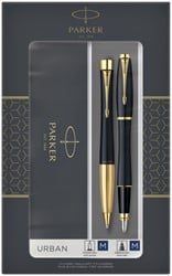 Balpen en vulpen Parker Urban MBLK GT