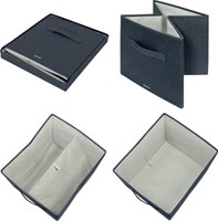 Leitz stoffen opbergdoos large grijs set van 2 stuks-1