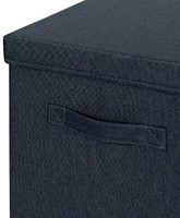 Leitz stoffen opbergdoos large grijs set van 2 stuks-3