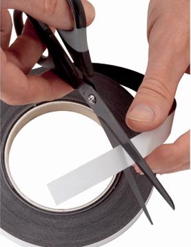 Magneetstrip zelfklevend 10 m x 2,5 cm